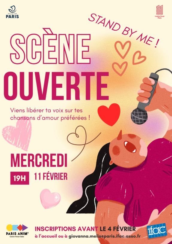 Les scènes ouvertes du Centre Paris Anim’ Victor Gelez sont de retour !