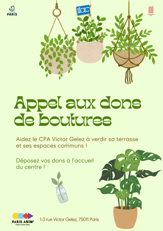 Appel aux dons de boutures