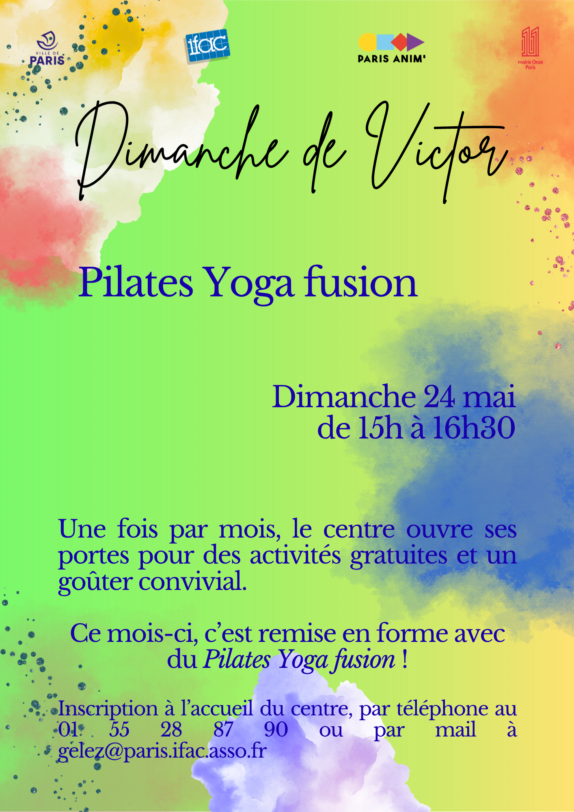Dimanche de Victor : Pilates Yoga Fusion